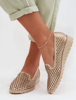 Dámské síťované polobotky Zlaté model 22027646 - Boto