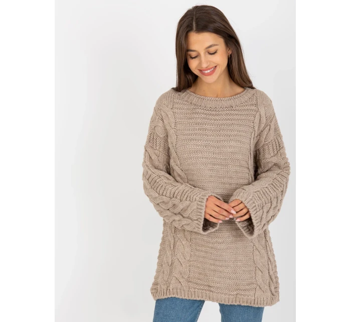 Dámský svetr LC SW 8044 béžový