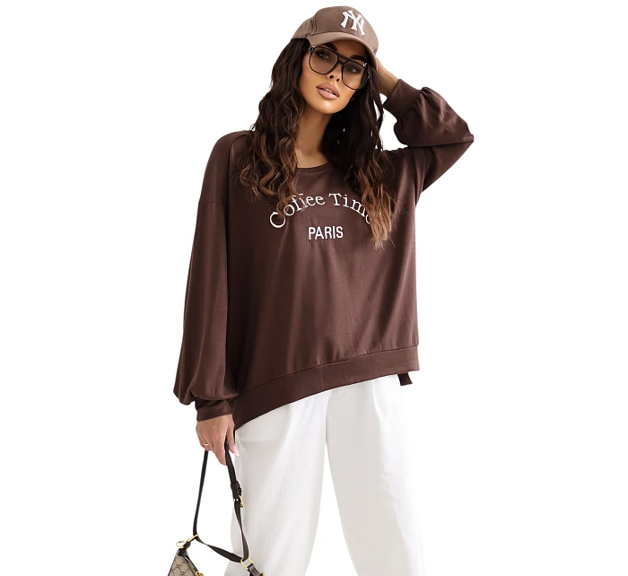 Bluza RV BL model 22084276 ciemny brązowy - FPrice