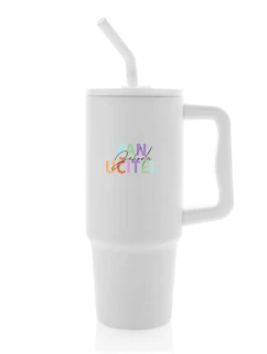 Personalizovaná termoska s barevným víčkem pro paní učitelku/pana učitele