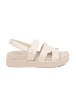 Stylové dámské hnědé sandály platforma Stylové dámské hnědé sandály platforma