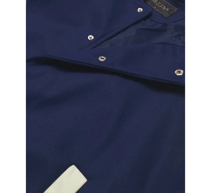 Tmavě modrá dámská baseballová bunda (16M9069-215)