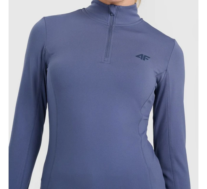 Dámská termální mikina 4F F098 denim 4FWAW25UBRUF098 32S Dámská termální mikina 4F F098 denim 4FWAW25UBRUF098 32S