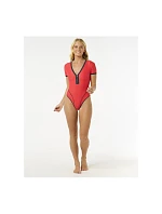 Plavky RIP CURL Bomba Ss Cheeky Surf Suit, červené Plavky RIP CURL Bomba Ss Cheeky Surf Suit, červené