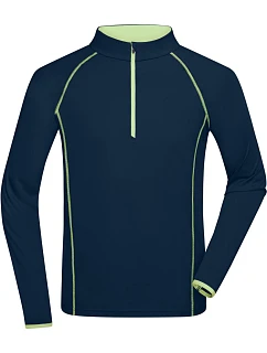 Daiber JN 498 Pánské funkční tričko s dlouhým rukávem 02.0498 navy/bright yellow