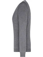 JN Dámský svetr s výstřihem do V 02.0 grey heather model 22487848 - Daiber JN Dámský svetr s výstřihem do V 02.0 grey heather model 22487848 - Daiber