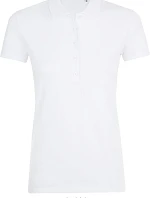 SOL'S Phoenix Women Dámské elastické piqué polo 25.1709 white