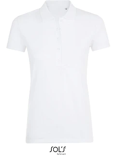 SOL'S Phoenix Women Dámské elastické piqué polo 25.1709 white