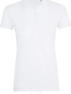 SOL'S Phoenix Women Dámské elastické piqué polo 25.1709 white