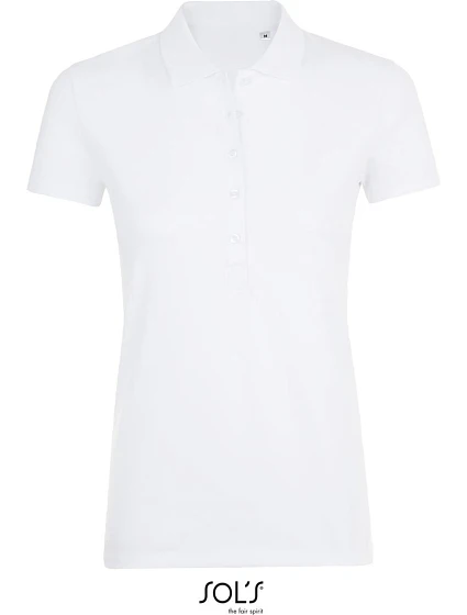 SOL'S Phoenix Women Dámské elastické piqué polo 25.1709 white SOL'S Phoenix Women Dámské elastické piqué polo 25.1709 white