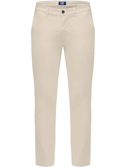 Cutter & Buck Edgemont Chinos Men 32" Pánské chino kalhoty 68.6420 beige Cutter & Buck Edgemont Chinos Men 32" Pánské chino kalhoty 68.6420 beige