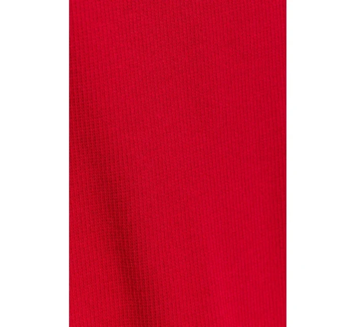 model 20515120 Zavinovací šaty z žebrovaného úpletu červené - Moe