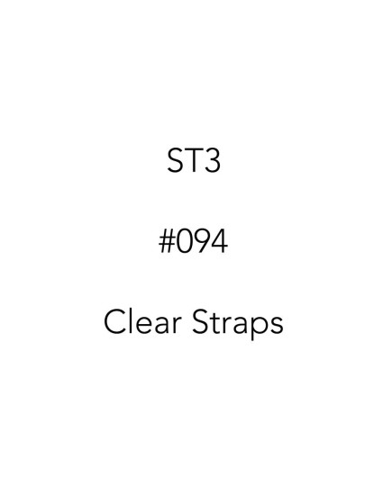 Silikonová ramínka Clear Straps clear ST3 - Panache
