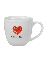 Personalizovaný keramický hrnek 400 ml - dvě mapy jako srdce Personalizovaný keramický hrnek 400 ml - dvě mapy jako srdce