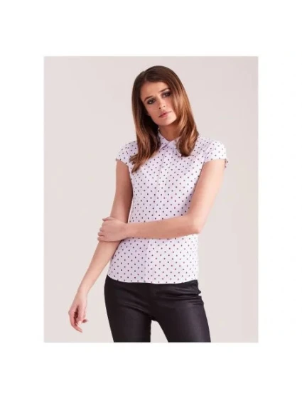 Dámská halenka s puntíky 9058 - FPrice