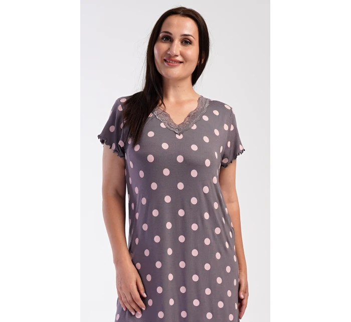 Dámská noční košile s krátkým rukávem model 21345595 - Vienetta