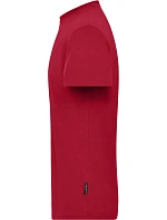 Daiber JN 1802 Pánské pracovní tričko z bio bavlny - Solid 02.1802 red