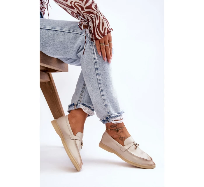 Dámské Klasické Mokasíny Bežové Cortez Dámské Klasické Mokasíny Bežové Cortez