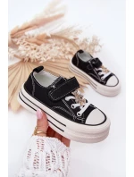 Dívčí Tenisky Se Zlatým Černé model 21700486 - Boto Dívčí Tenisky Se Zlatým Černé model 21700486 - Boto