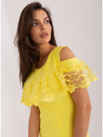 Sukienka LK SK 506332.24 żółty