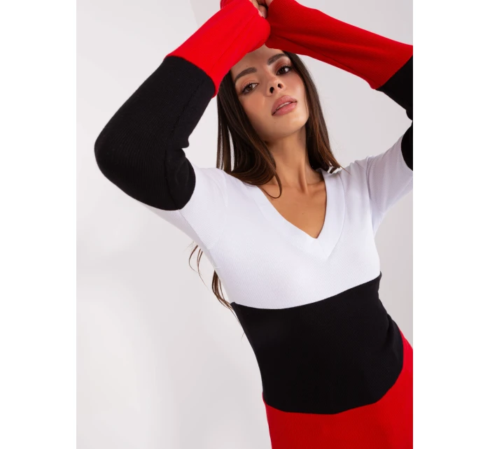 Halenka RV BZ 8431 1.14P bílá a červená Halenka RV BZ 8431 1.14P bílá a červená