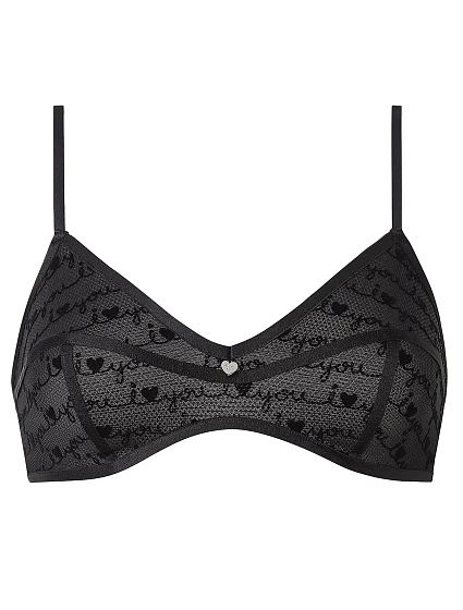Dámská nevyztužená podprsenka I Heart You V-Day QF6713E-VE6 - Calvin Klein