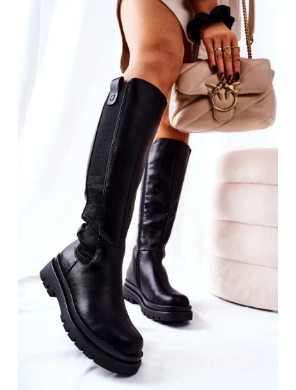 Dámské kozačky / Černá model 20592266 - EVENTO Dámské kozačky / Černá model 20592266 - EVENTO