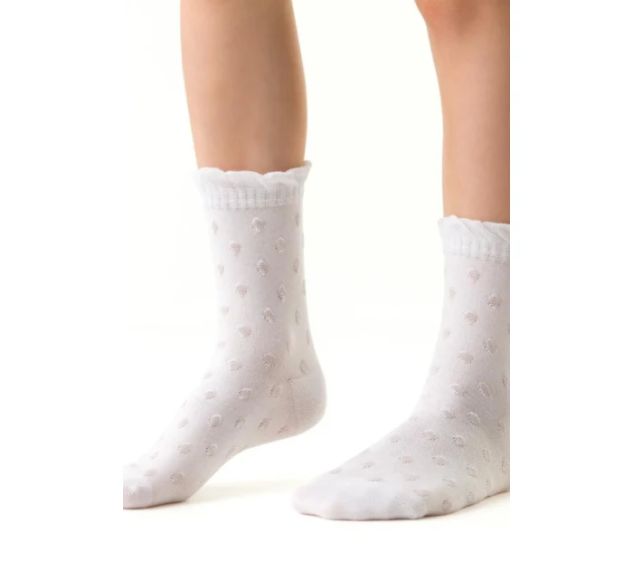 DÍVČÍ VZOROVANÉ PONOŽKY SOFT 014