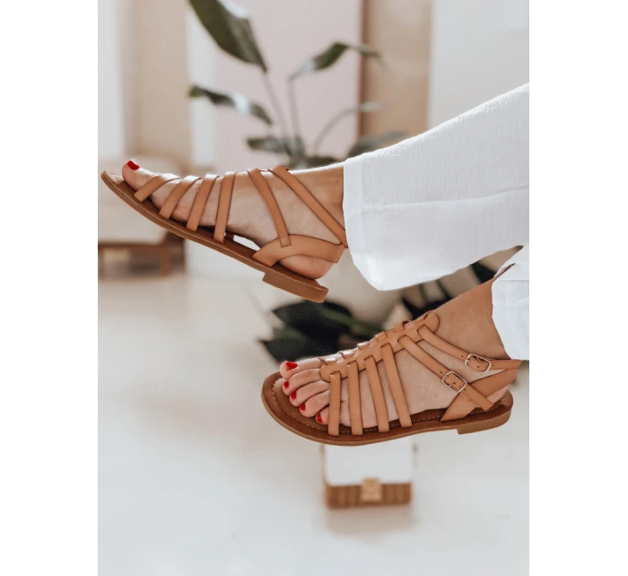 Dámské sandály IRALIE beige FashionStreet ZY0943