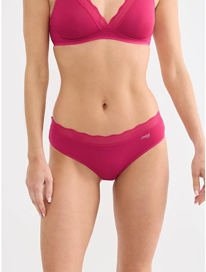 Kalhotky 2 kusy GO Blush Hipster 2P - Berry - SLOGGI Kalhotky 2 kusy GO Blush Hipster 2P - Berry - SLOGGI