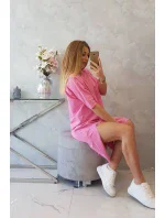 Sukienka oversize jasno różowa Sukienka oversize jasno różowa