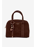 taška z eko semiše hnědá model 22111550 - Flora&Co