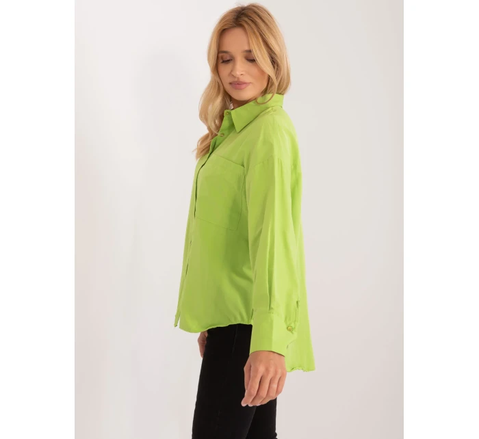 Košile BA KS 0274.47 limetkově zelená Košile BA KS 0274.47 limetkově zelená