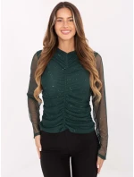 Bluzka IT BZ model 21480305 ciemny zielony - FPrice Bluzka IT BZ model 21480305 ciemny zielony - FPrice