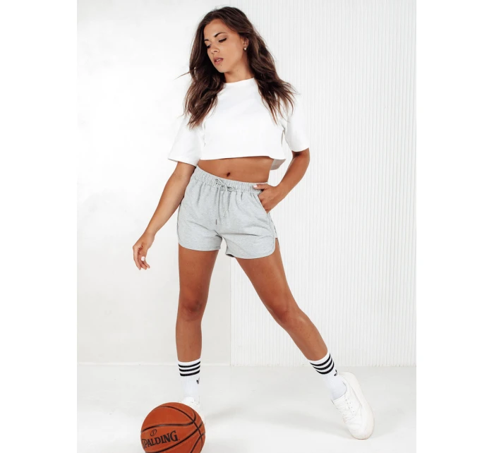 Dámské teplákové šortky GO SPORT light grey FashionStreet SY0322