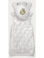 Dámská vesta v barvě se lemem na spodním  model 20934778 - S'WEST