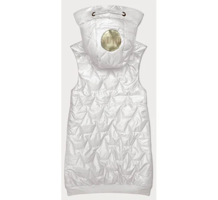 Dámská vesta v barvě se lemem na spodním  model 20934778 - S'WEST