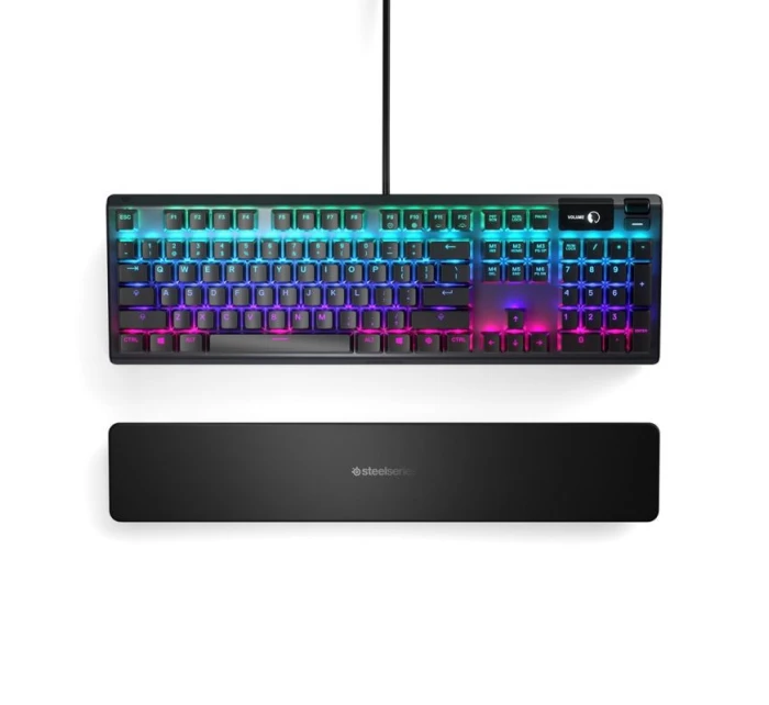 SteelSeries Apex 5 herní klávesnice, US layout, drátová, černá SteelSeries Apex 5 herní klávesnice Hybridní modré mechanické herní spínače s garancí 20 milionů stisků, inteligentní OLED displej SteelSeries Apex 5 herní klávesnice, US layout, drátová, černá SteelSeries Apex 5 herní klávesnice Hybridní modré mechanické herní spínače s garancí 20 milionů stisků, inteligentní OLED displej