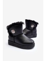 Dětské sněhule s z kožešiny černé Big Star model 21637354 - Big Star Shoes Dětské sněhule s z kožešiny černé Big Star model 21637354 - Big Star Shoes