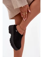 Dámské nízké sněhule na platformě černé model 21772420 - Boto