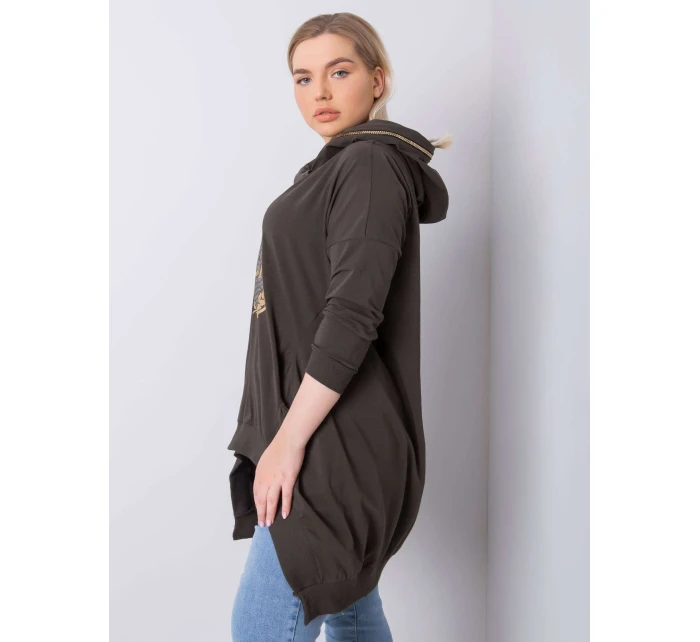 Mikina RV BL 6464.46P tmavá khaki