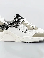 Bílé dámské sportovní boty (6348)