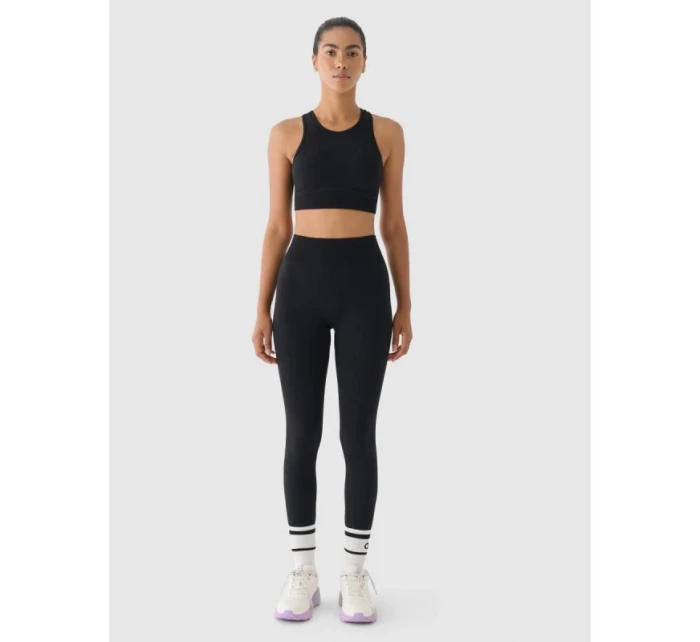 Bezešvá tréninková podprsenka se střední podporou 4F x anna lewandowska 4F 4FALSAW24USBAF169-20S