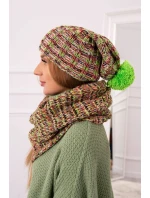 Dámská fleecová souprava 4 neon green model 18751127 - K-Fashion Dámská fleecová souprava 4 neon green model 18751127 - K-Fashion