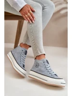 Zateplené Dámské Tenisky Na Platformě Eko Kůže Big Star model 21669567 Modré - Big Star Shoes Zateplené Dámské Tenisky Na Platformě Eko Kůže Big Star model 21669567 Modré - Big Star Shoes