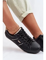 Dámské perforované tenisky Big Star TT274290 Černé