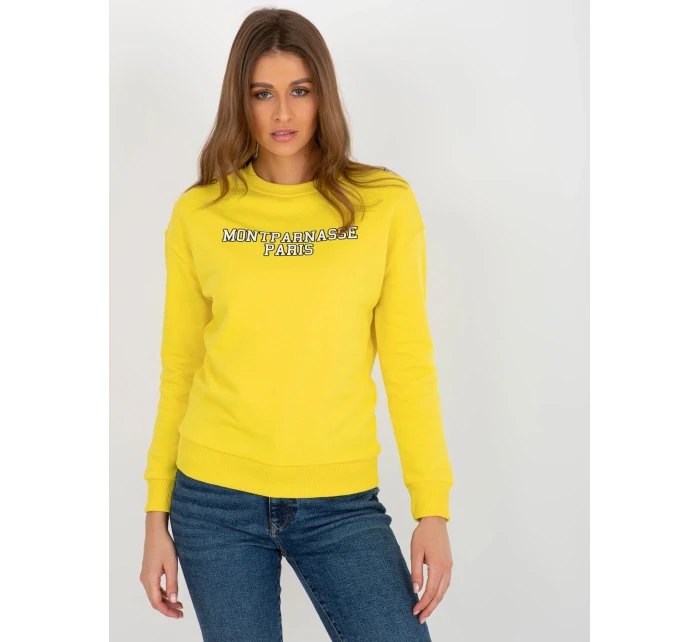 Dámská mikina MA BL 2202032 .82 žlutá - FPrice Dámská mikina MA BL 2202032 .82 žlutá - FPrice