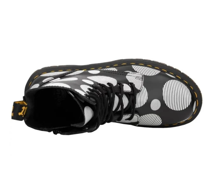 Dámská kotníková obuv  Černá s bílou vzor  model 21474848 - Dr. Martens