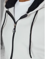 Pánská rozepínací základní mikina s kapucí světle šedá Dstreet model 21985891 - FashionStreet