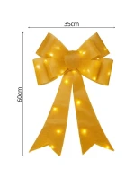 DEKORATIVNÍ LUK 60CM ZLATÝ 25 VEDL DEKORATIVNÍ LUK 60CM ZLATÝ 25 VEDL